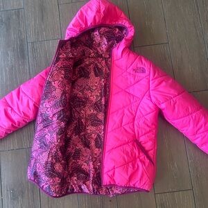 The North Face Kids Fuchsia Puffer Jacket